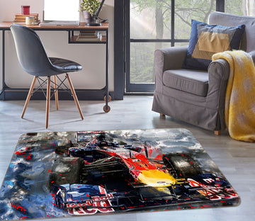 3D Racing Car 42102 Vehicle Non Slip Rug Mat