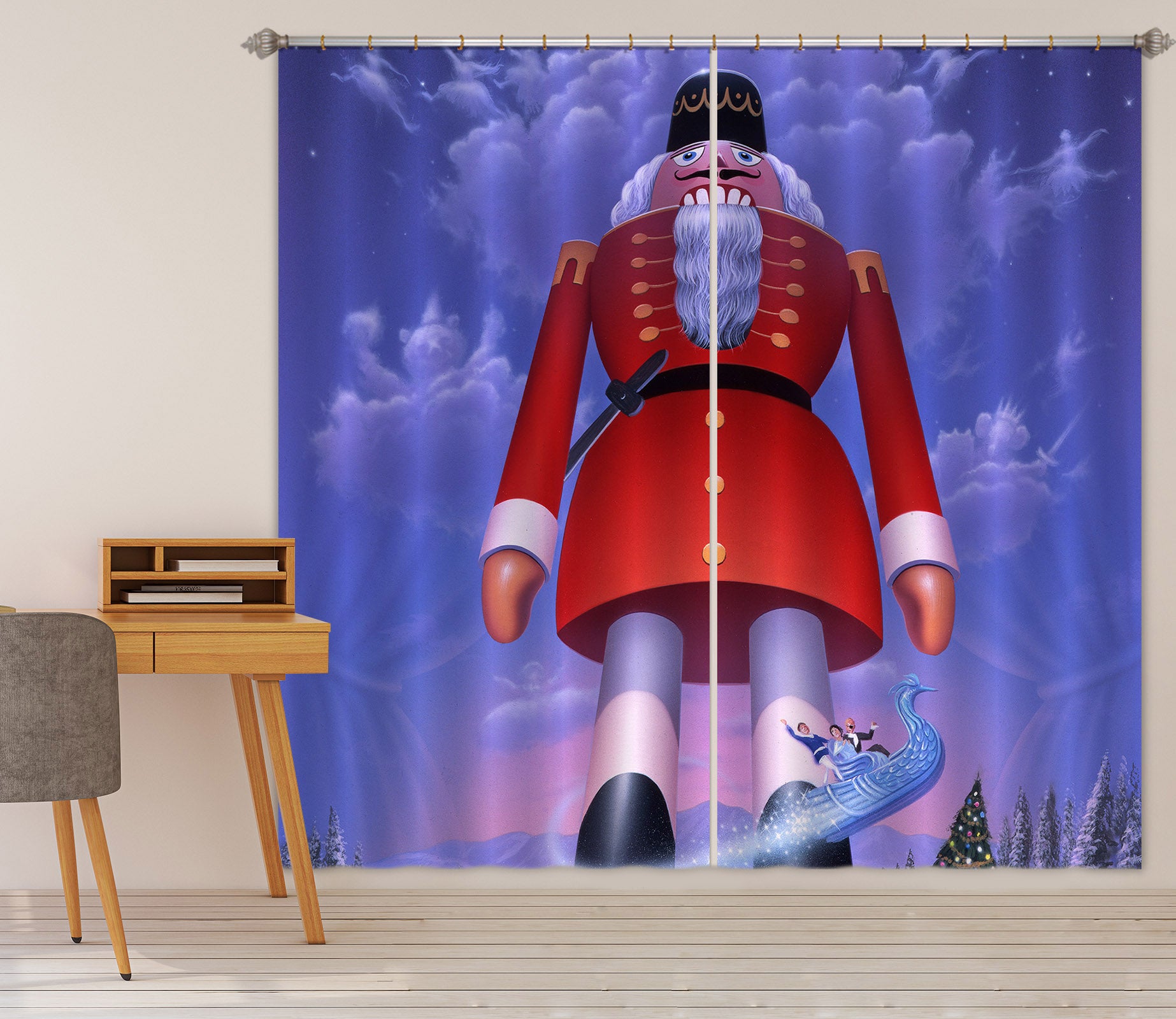 3D Nutcracker 86086 Jerry LoFaro Curtain Curtains Drapes