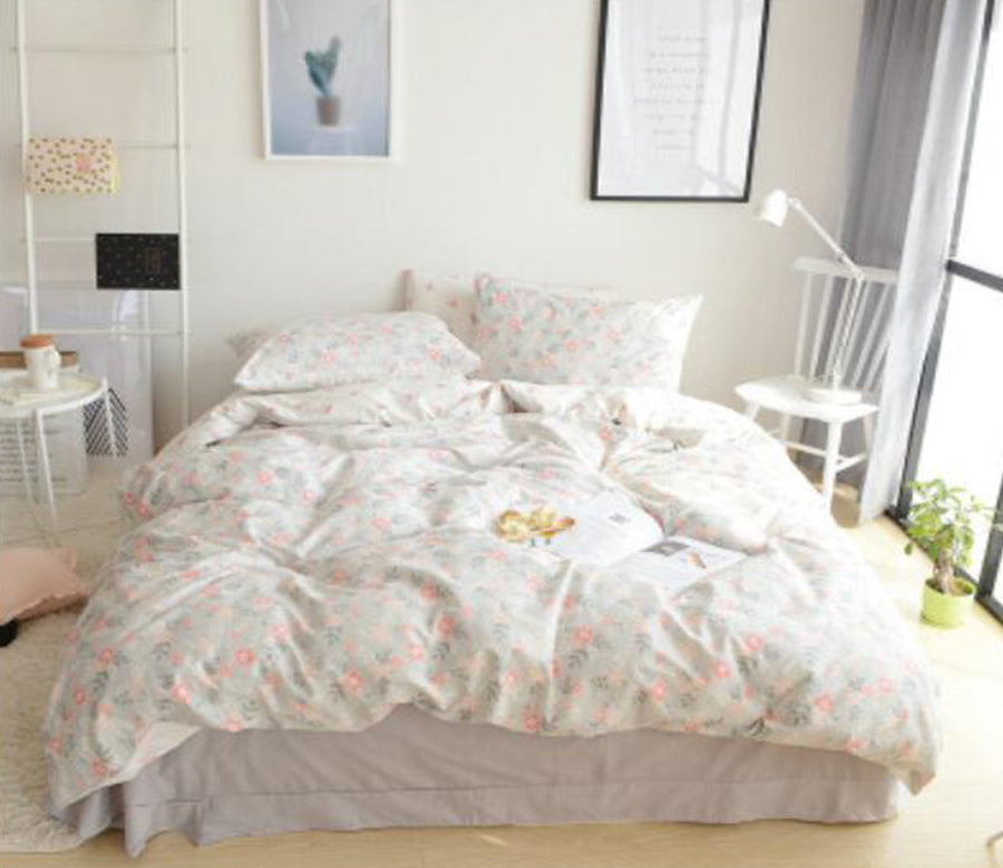3D Light Yellow Pattern 20287 Bed Pillowcases Quilt