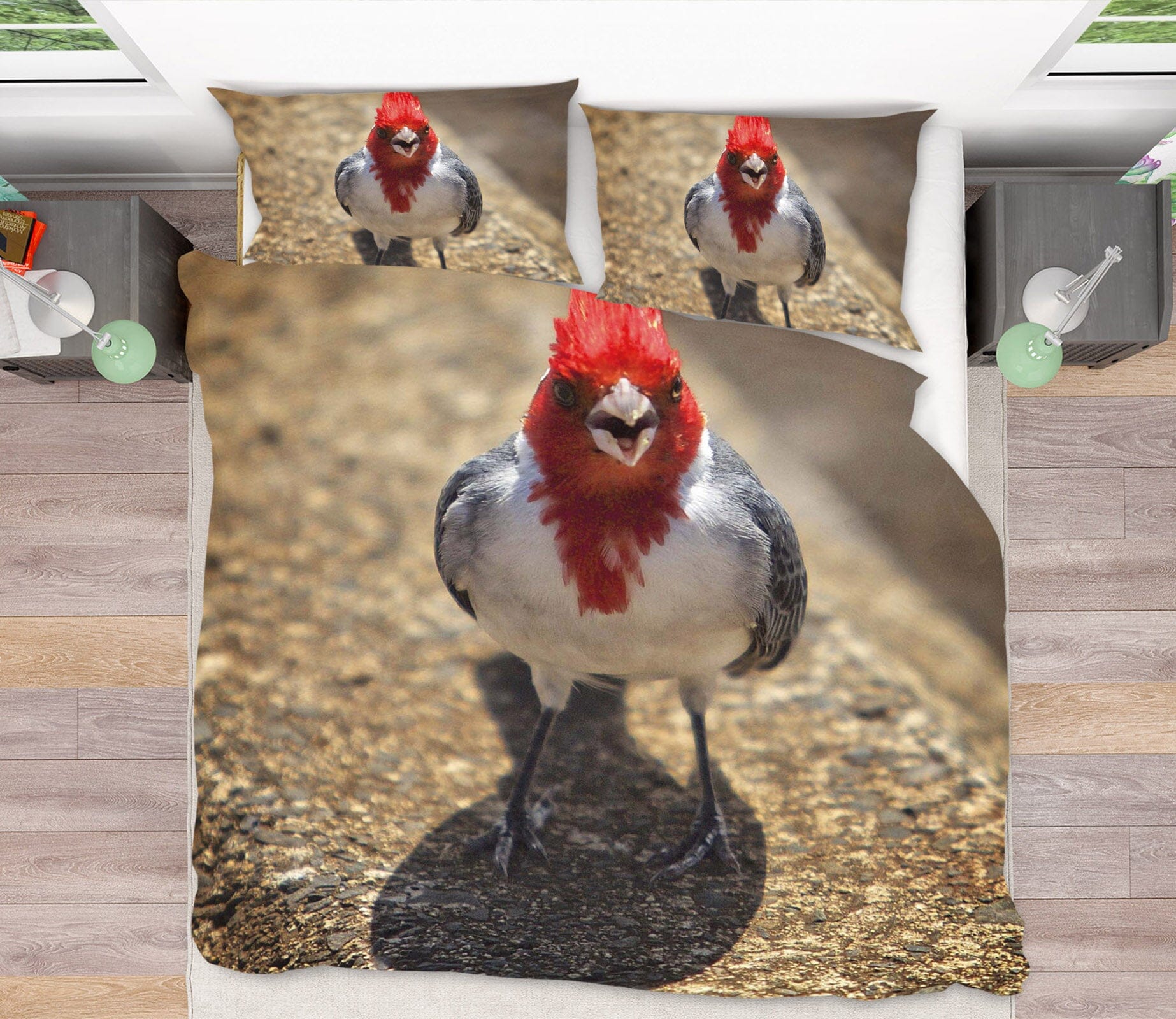 3D Red Crown 2127 Kathy Barefield Bedding Bed Pillowcases Quilt Quiet Covers AJ Creativity Home 
