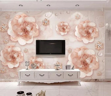 3D Marble Flower 986 Wall Murals Wallpaper AJ Wallpaper 2 