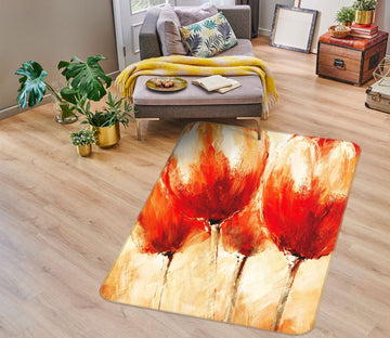 3D Flower 76135 Non Slip Rug Mat