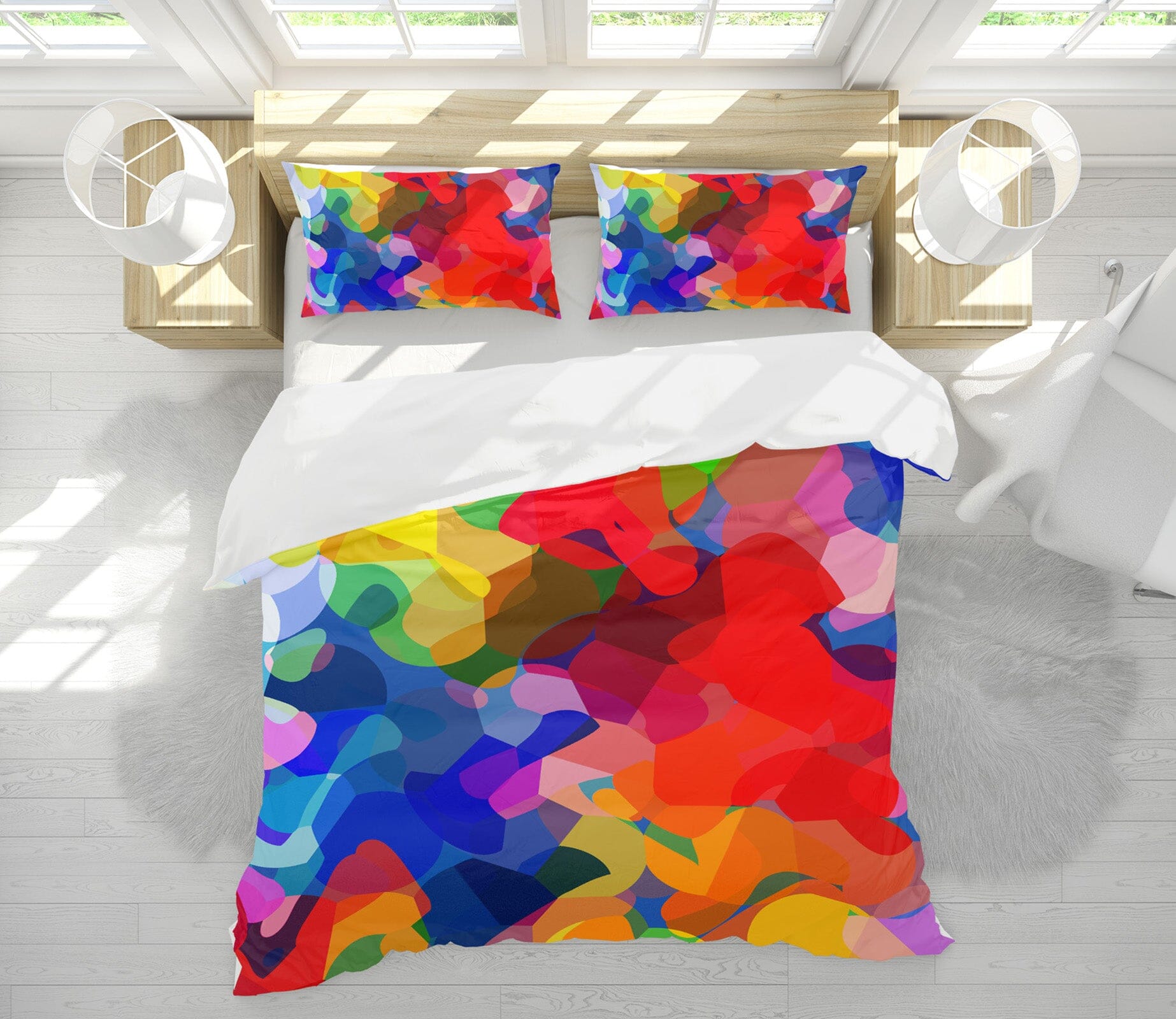 3D Color Pattern 2009 Shandra Smith Bedding Bed Pillowcases Quilt Quiet Covers AJ Creativity Home 