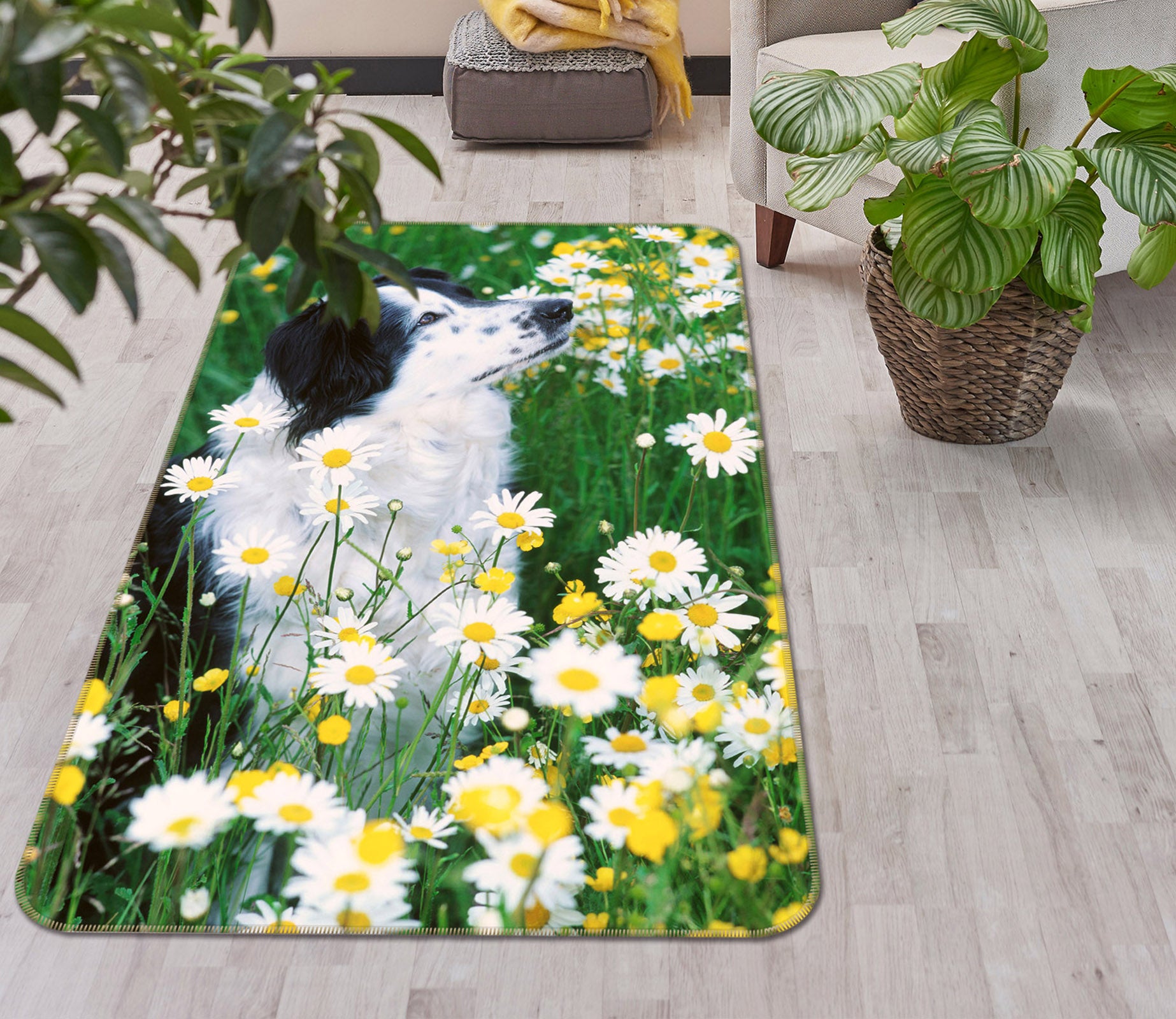 3D Shepherd Dog 185 Animal Non Slip Rug Mat