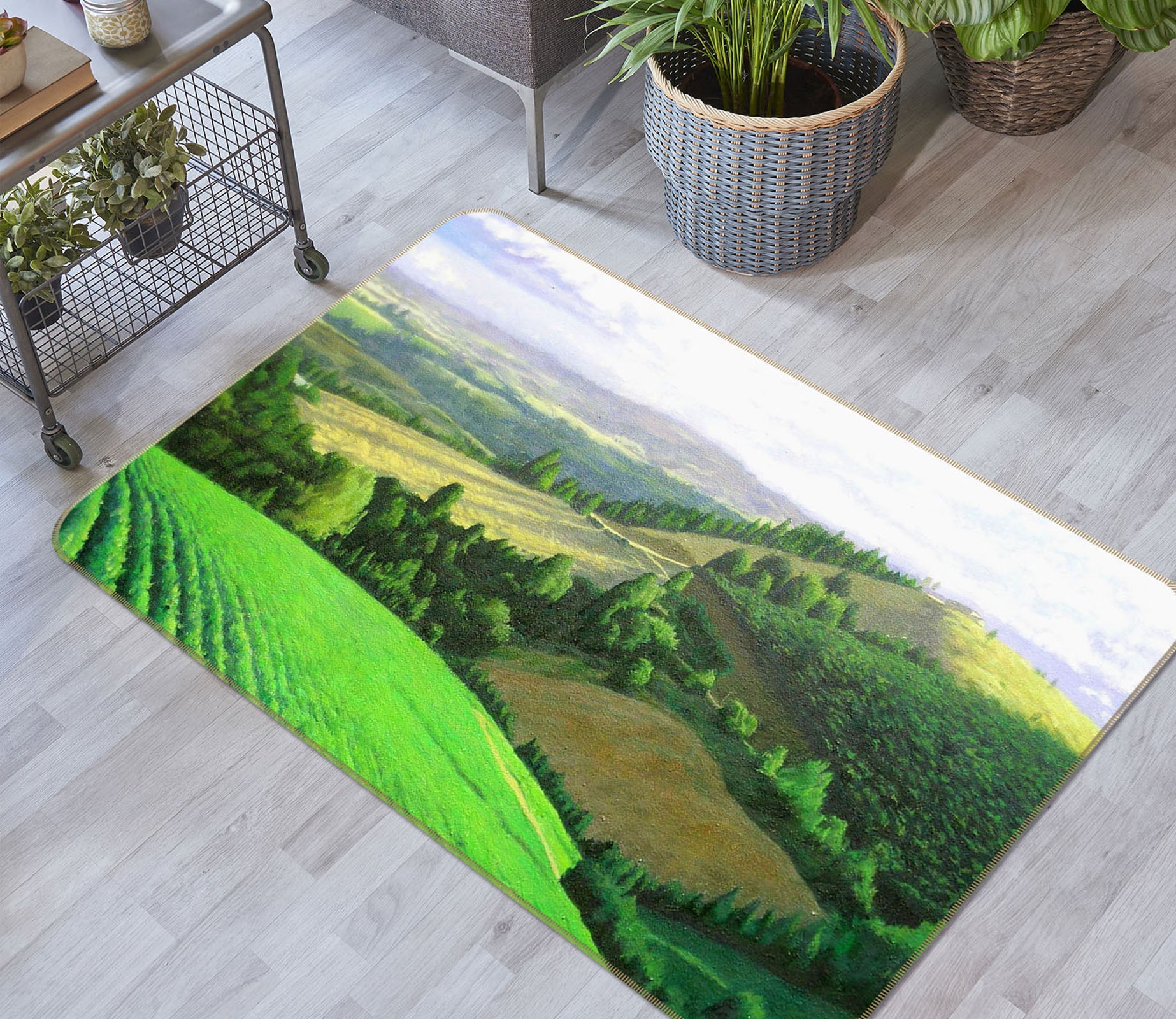 3D Green 33128 Non Slip Rug Mat