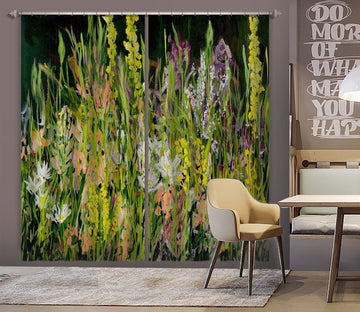 3D Wild Flowers 217 Allan P. Friedlander Curtain Curtains Drapes Curtains AJ Creativity Home 