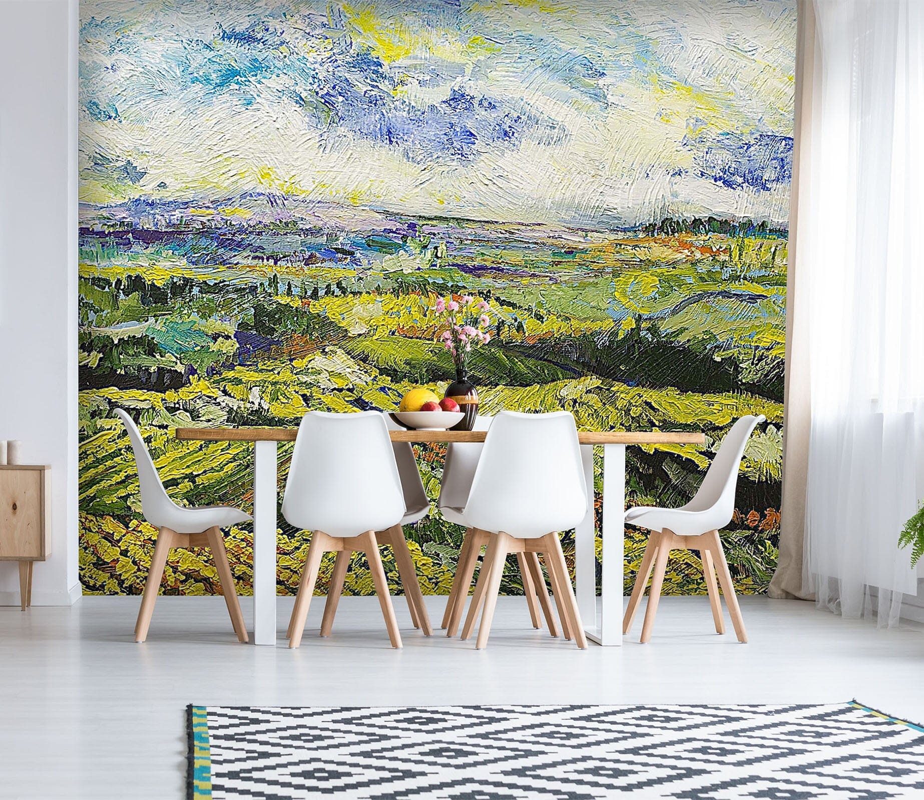 3D Field Flowers 116 Allan P. Friedlander Wall Mural Wall Murals Wallpaper AJ Wallpaper 2 