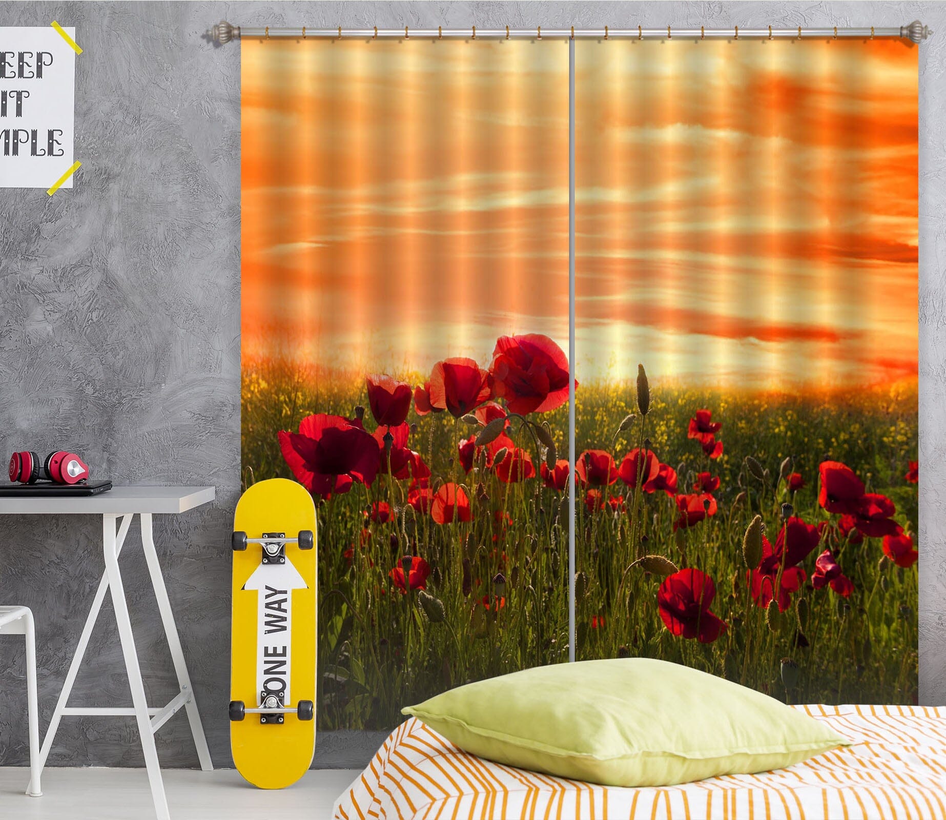 3D Rose Manor 149 Marco Carmassi Curtain Curtains Drapes Curtains AJ Creativity Home 