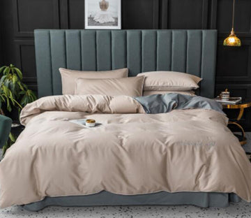 3D Champagne 15217 Bed Pillowcases Quilt