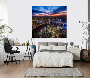 3D City Lights 163 Marco Carmassi Wall Sticker Wallpaper AJ Wallpaper 2 