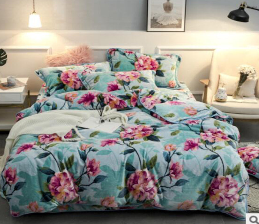 3D Flower Bush 30243 Bed Pillowcases Quilt