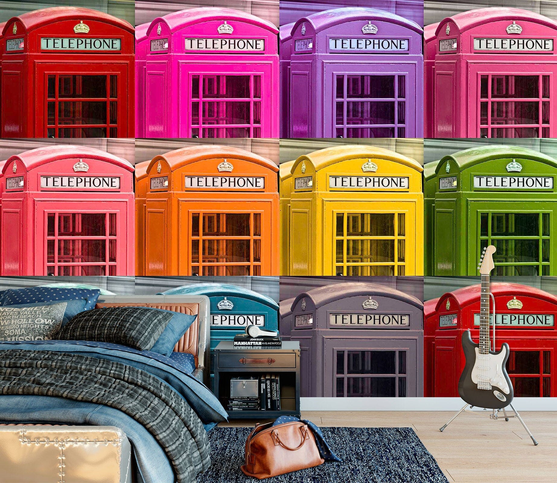 3D Color House 1403 Assaf Frank Wall Mural Wall Murals Wallpaper AJ Wallpaper 2 