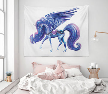 3D Fantasy Unicorn 5202 Rose Catherine Khan Tapestry Hanging Cloth Hang