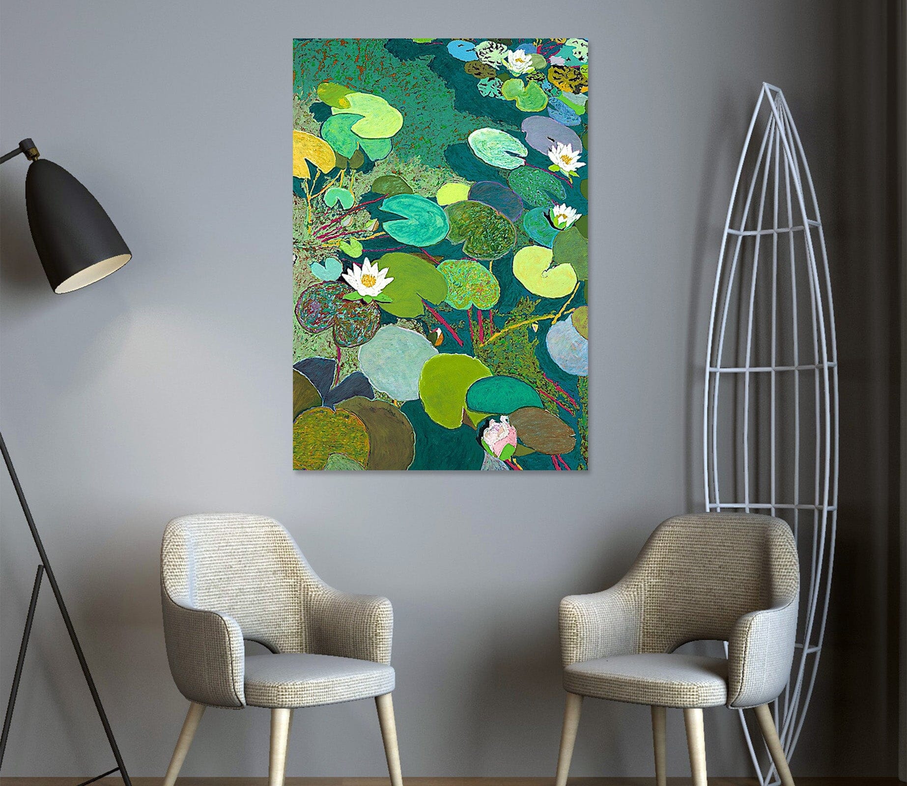 3D Lazy Pond 282 Allan P. Friedlander Wall Sticker Wallpaper AJ Wallpaper 2 