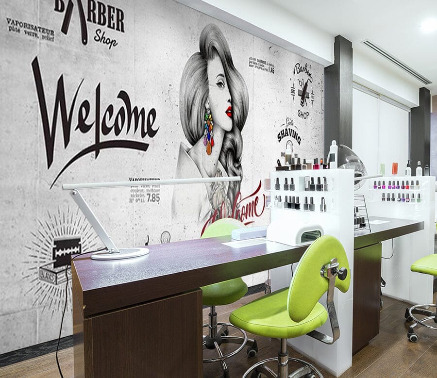 3D Short Hair Girl 1573 Wall Murals Wallpaper AJ Wallpaper 2 