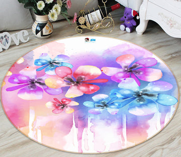 3D Pattern 71271 Round Non Slip Rug Mat