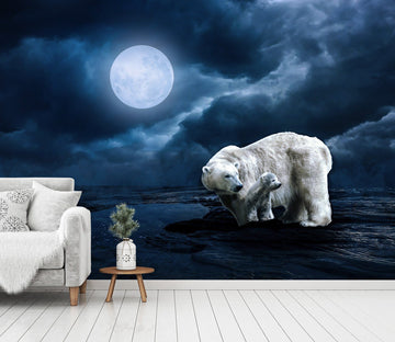 3D Moon Bear 223 Wallpaper AJ Wallpaper 