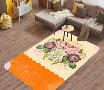 3D Flower Cluster 1011 Showdeer Rug Non Slip Rug Mat Mat AJ Creativity Home 