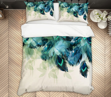 3D Leaves 15007 Bed Pillowcases Quilt