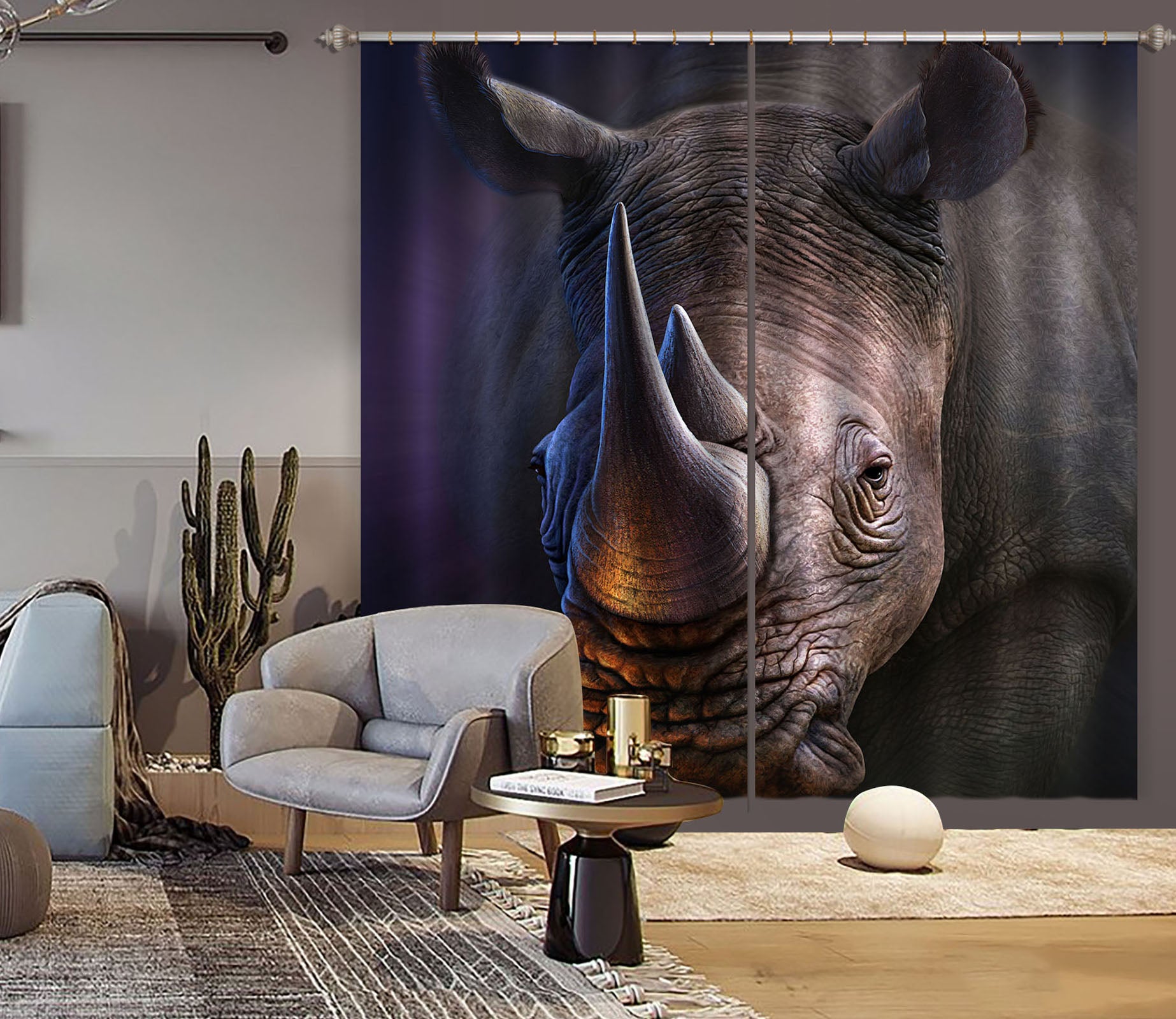 3D Rhino 86103 Jerry LoFaro Curtain Curtains Drapes