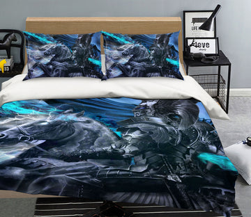 3D Black Knight 8343 Ruth Thompson Bedding Bed Pillowcases Quilt Cover Duvet Cover