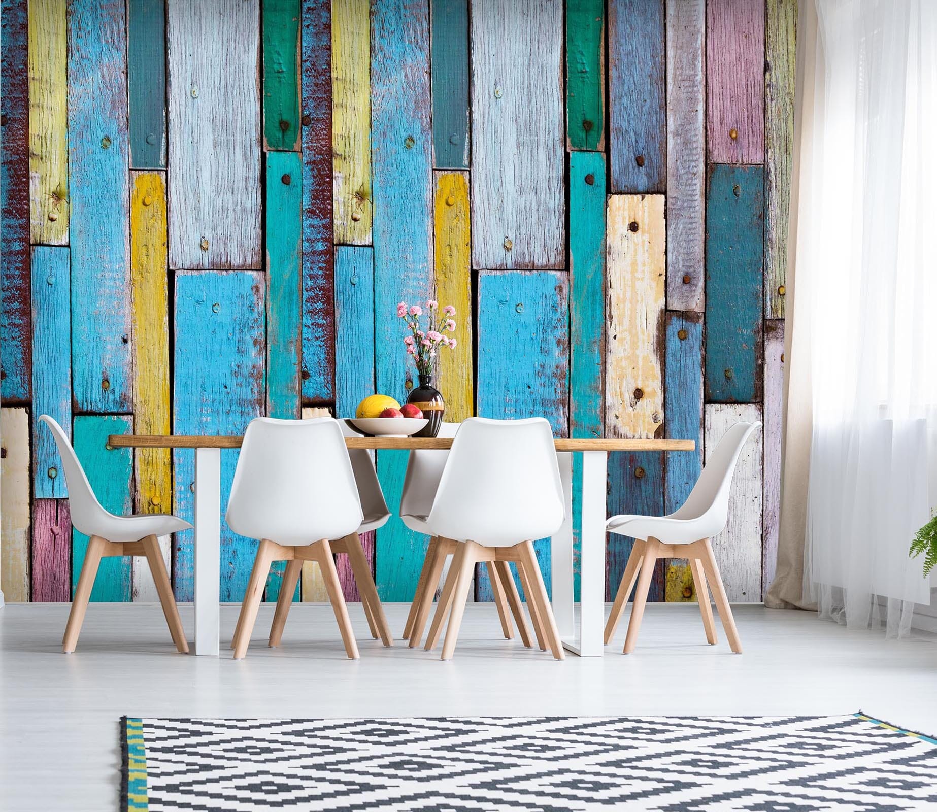 3D Color Wooden Board 133 Wall Murals Wallpaper AJ Wallpaper 2 