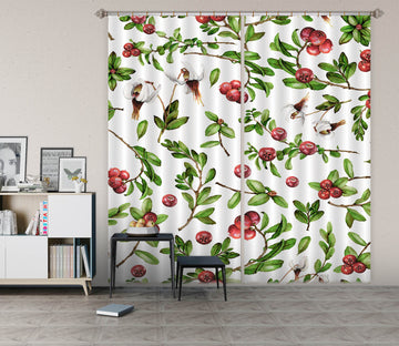 3D Hawthorn Flower 260 Uta Naumann Curtain Curtains Drapes