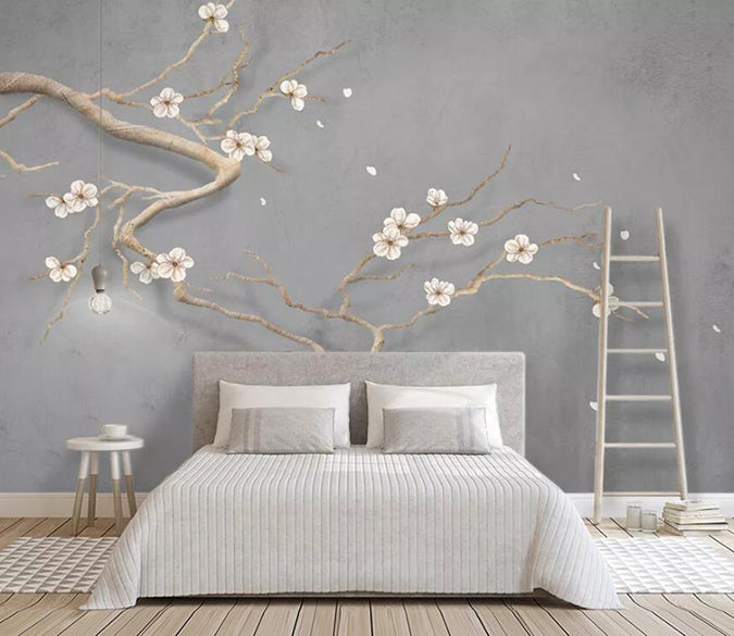 3D Flower Branches 861 Wall Murals Wallpaper AJ Wallpaper 2 