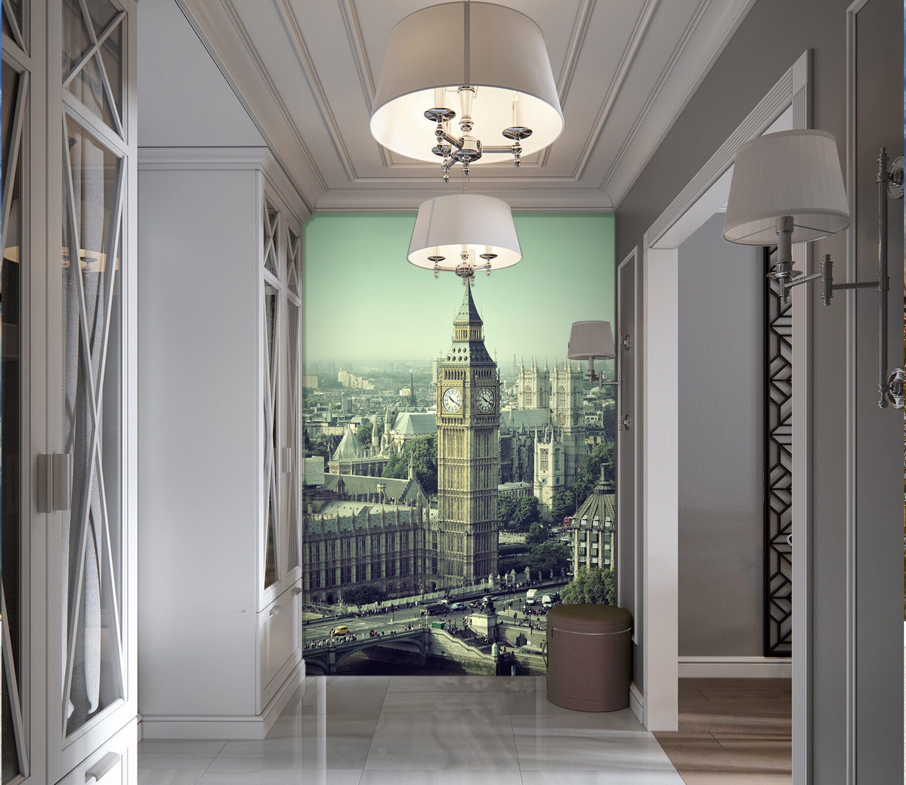 3D New York Clock Tower 106 Wall Murals Wallpaper AJ Wallpaper 2 