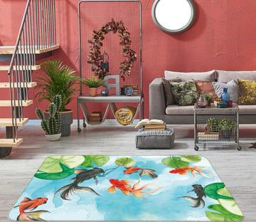 3D Goldfish 77070 Non Slip Rug Mat