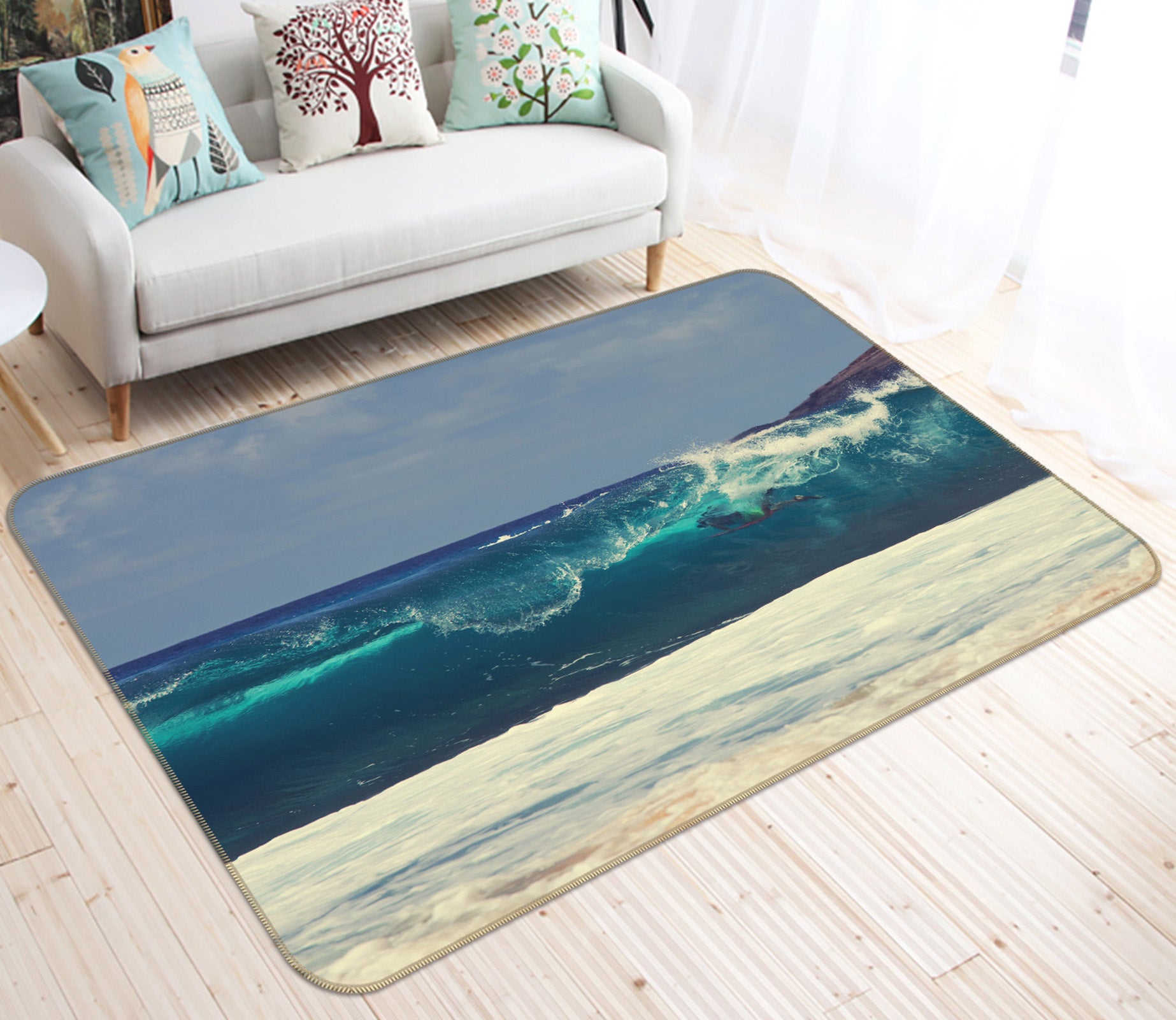 3D Waves 36030 Non Slip Rug Mat