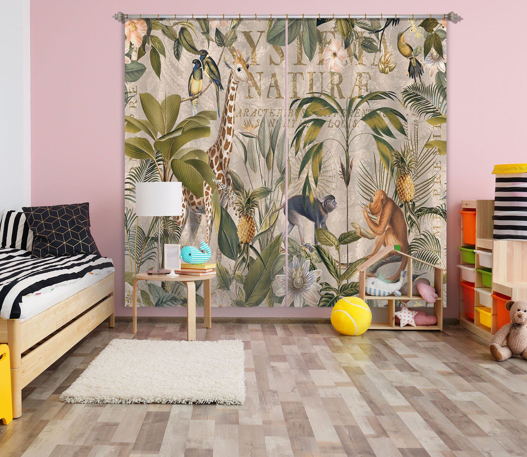 3D Animal Home 079 Andrea haase Curtain Curtains Drapes Curtains AJ Creativity Home 