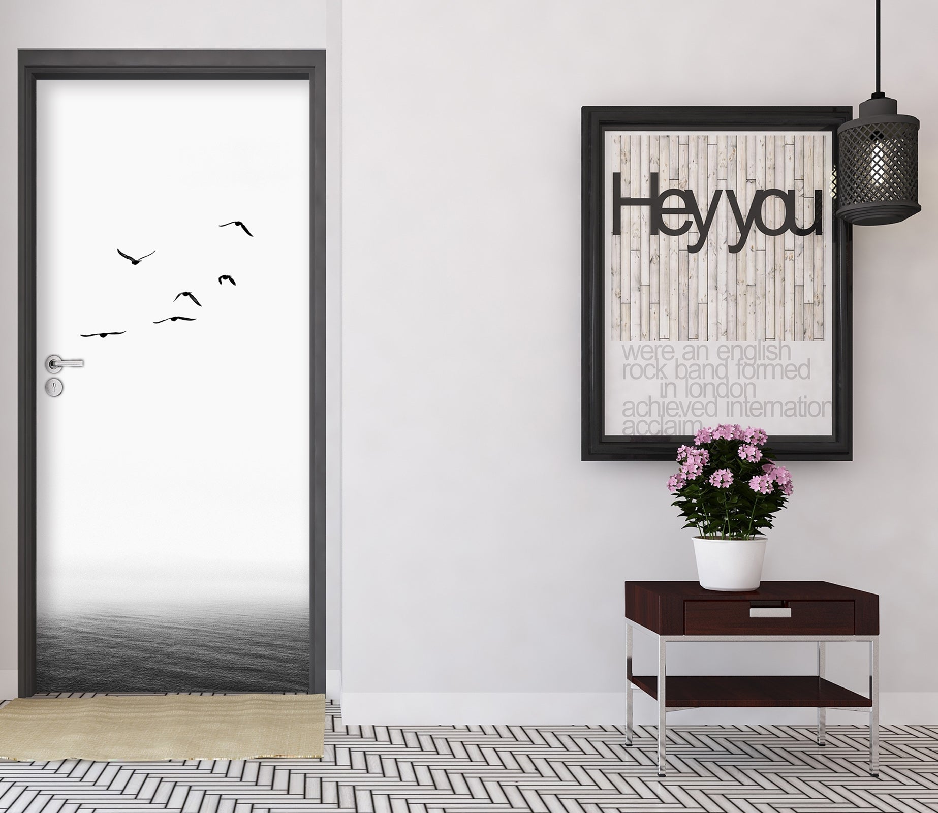 3D Flying Bird 10152 Boris Draschoff Door Mural