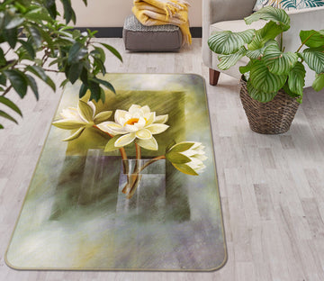 3D Flower 33198 Non Slip Rug Mat