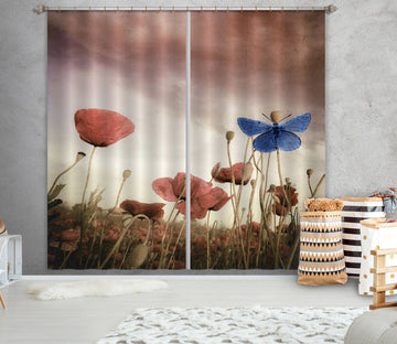 3D Prairie Flowers 148 Marco Carmassi Curtain Curtains Drapes Curtains AJ Creativity Home 