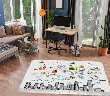 3D Building 77049 Non Slip Rug Mat