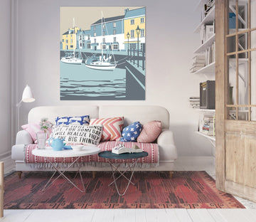 3D Padstow 016 Steve Read Wall Sticker Wallpaper AJ Wallpaper 2 