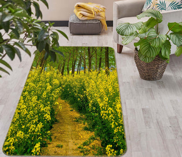 3D Rape Blossoms 27078 Non Slip Rug Mat