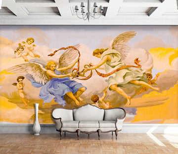 3D Wings Girl 1613 Wall Murals Wallpaper AJ Wallpaper 2 