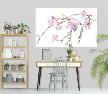 3D Peach Blossom 007 Anne Farrall Doyle Wall Sticker Wallpaper AJ Wallpaper 2 