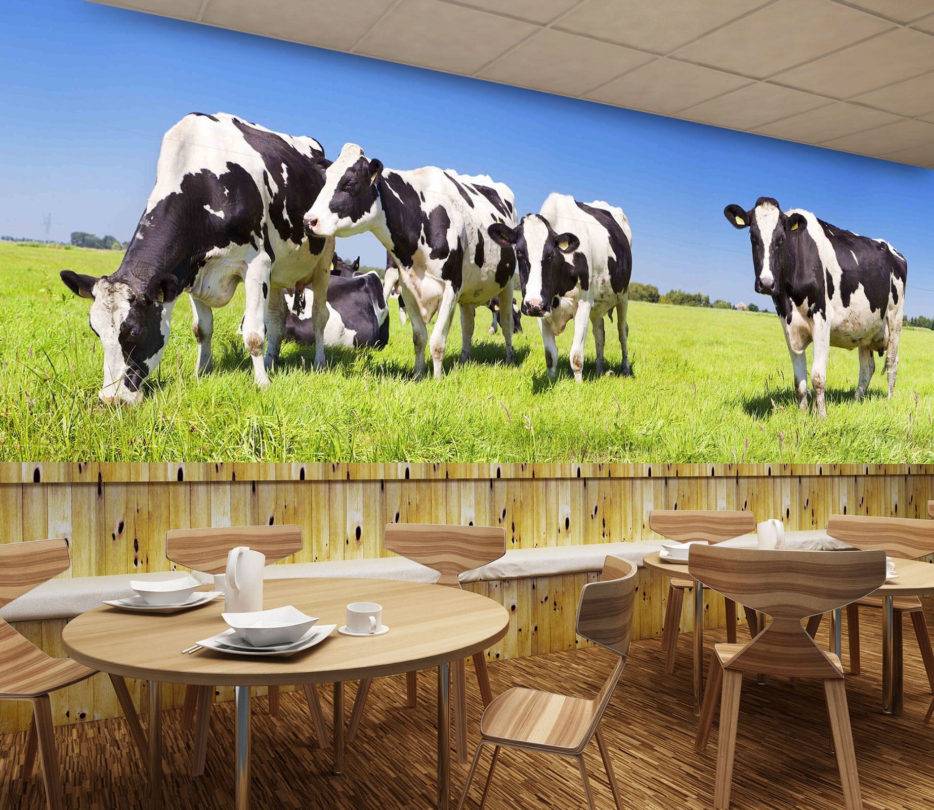 3D Cattle Ranch 167 Wall Murals Wallpaper AJ Wallpaper 2 
