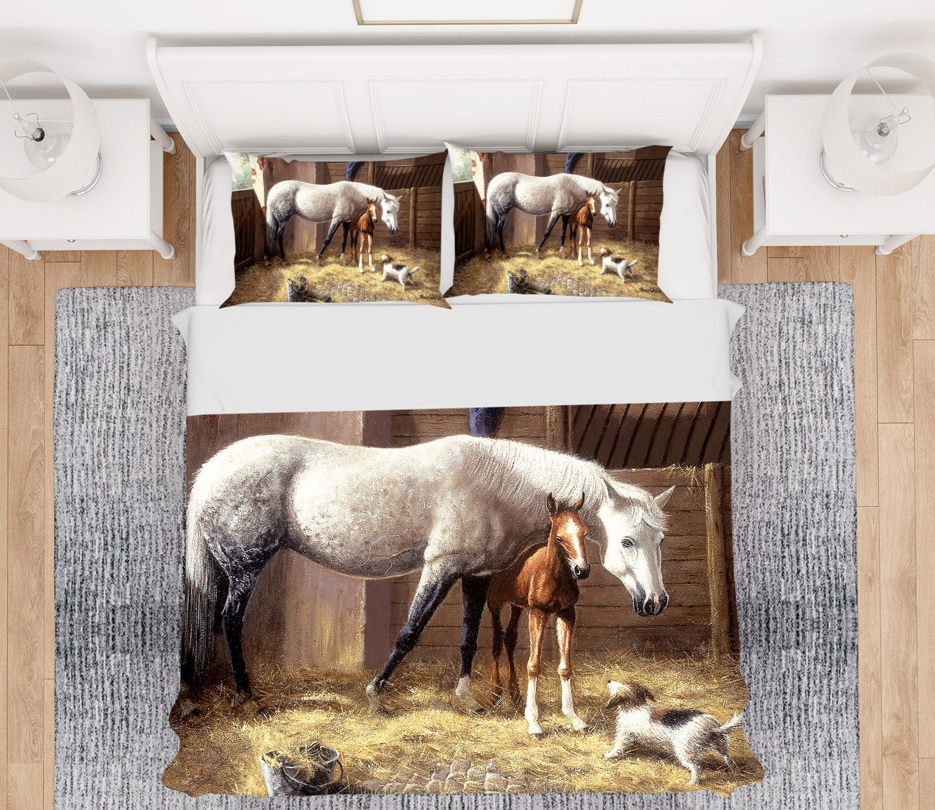 3D Horse 12504 Kevin Walsh Bedding Bed Pillowcases Quilt