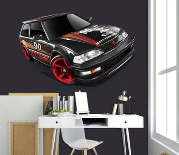 3D Black Red Car 0002 Vehicles Wallpaper AJ Wallpaper 