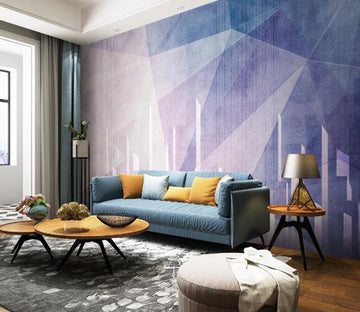 3D Purple Graphic WC1425 Wall Murals