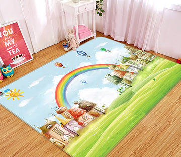 3D Rainbow Meadow 66091 Non Slip Rug Mat