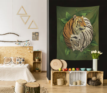 3D Tiger 11740 Vincent Tapestry Hanging Cloth Hang