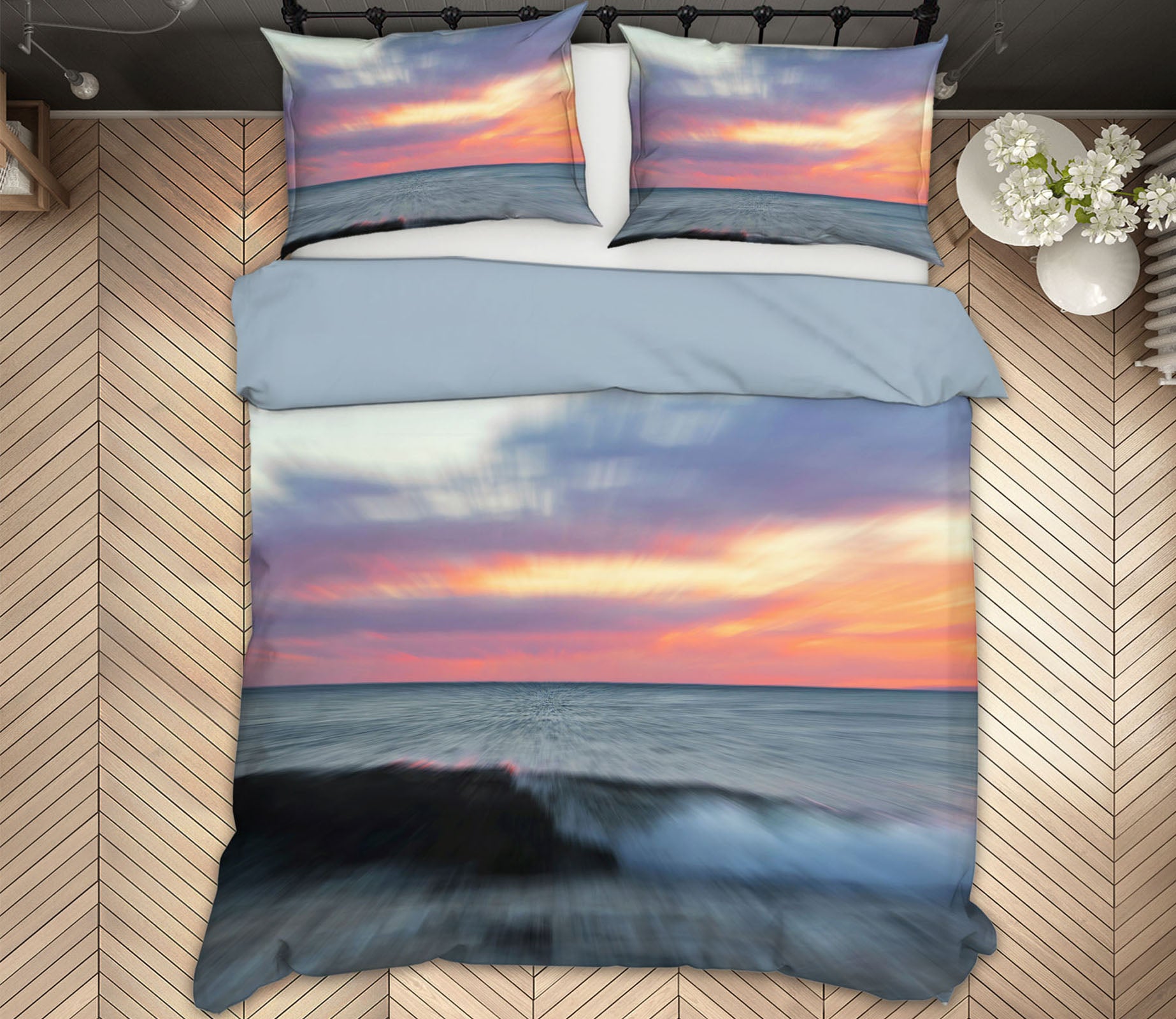 3D Moving Wave 100 Marco Carmassi Bedding Bed Pillowcases Quilt