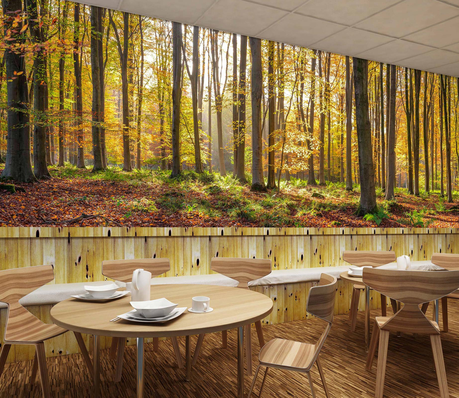 3D Forest Meadow 6277 Assaf Frank Wall Mural Wall Murals