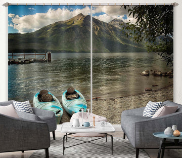 3D Underwater Ship 051 Kathy Barefield Curtain Curtains Drapes Curtains AJ Creativity Home 