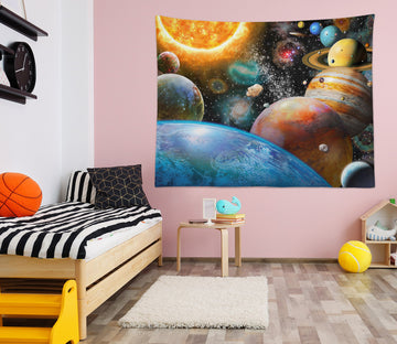 3D Color Planet 705 Adrian Chesterman Tapestry Hanging Cloth Hang